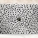 White Black Dot Fancy Cow Leopard Abstract Minimal Apple Decal Vinyl MacBook Skin Air 13 inch Pro 15 Retina 12 11 2019 2018 A2179 16 2020