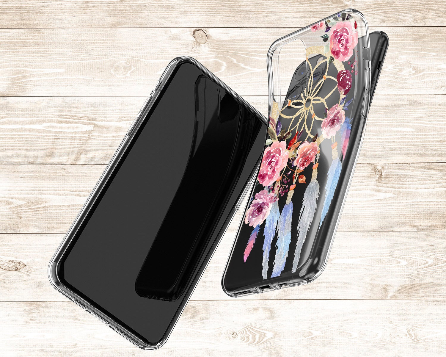 Bohemian see through Smooth iPhone 11 pro max Xs 12 mini Etsy