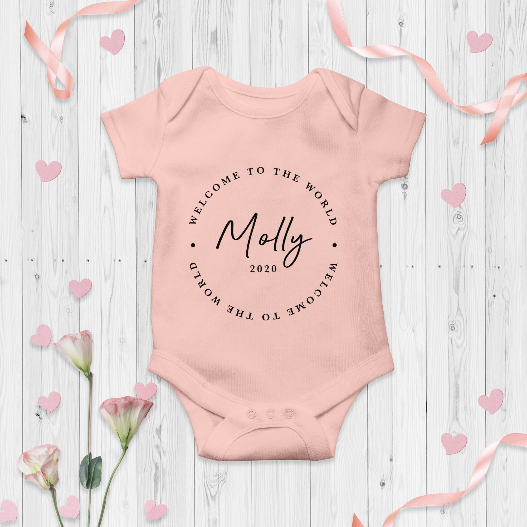 Welcome To The World Baby Grow Welcome To The World Baby Grow