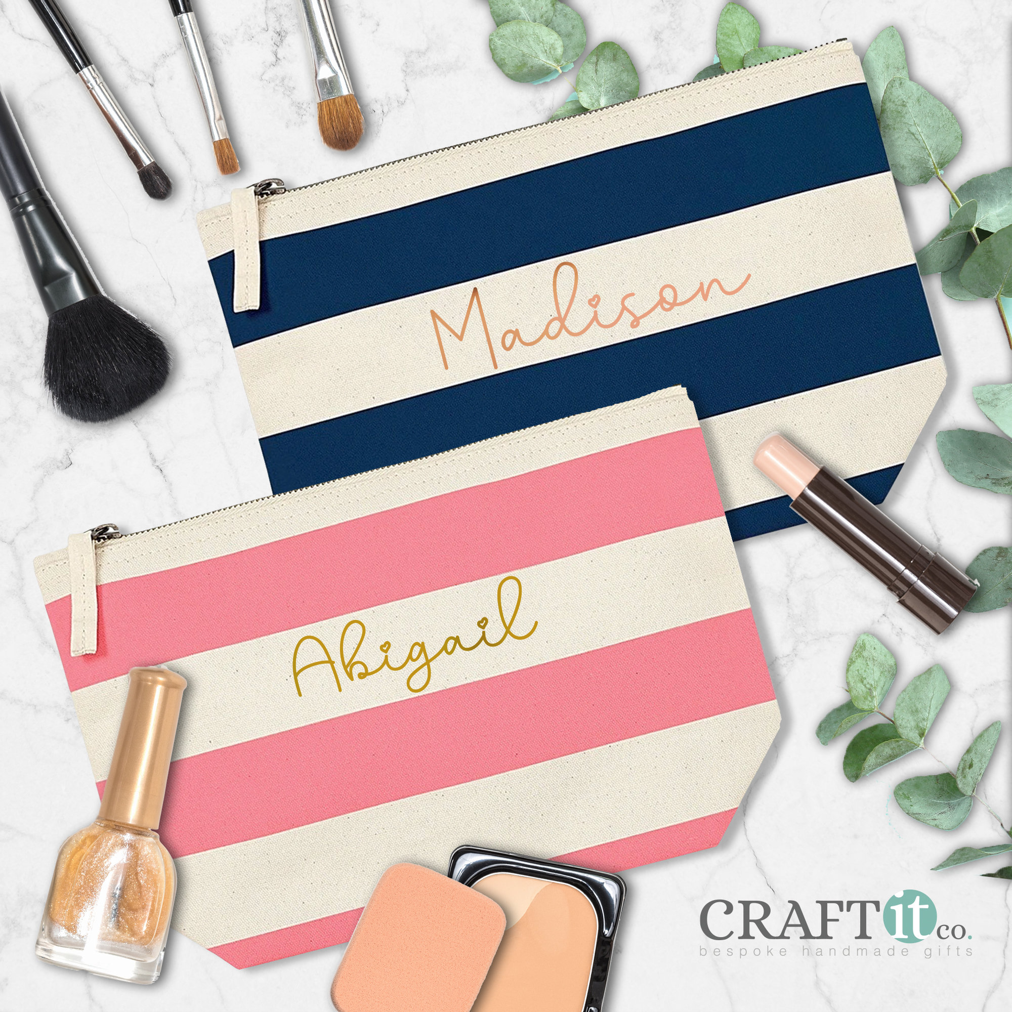 Personalised Makeup Bag Cosmetic Bag Beautybag Cosmetic Bags Toilet ...