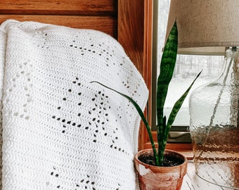 Woodland Forest Baby Blanket Crochet Pattern, Trees Blanket Crochet Pattern, Baby Blanket Crochet Pattern, Crochet Pattern Trees
