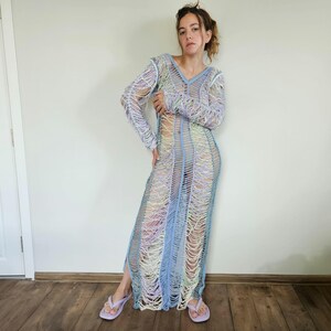 medusa accent knit dress Pattern cocktail dress with sequins