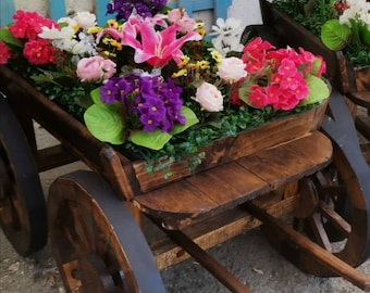 decorative wheelbarrow,decorative flower cart,garden and farm ornamental tool, children's toy wheelbarrow and flower basket,moving  basket