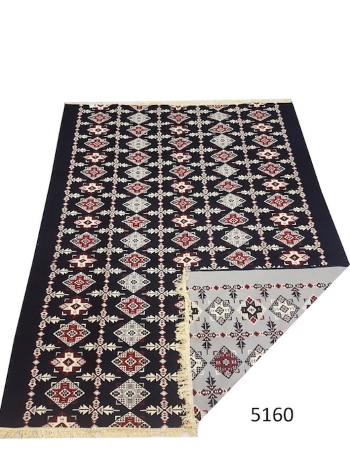 Oriental Carpet With Black Patternarabic Majlis Carpet Etsy UK