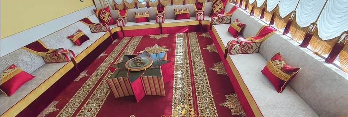 Boho diseño asientos de piso oriental sofá étnico sofá | Etsy