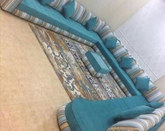 arabic majlis,floor mat set,blue cedar suit,