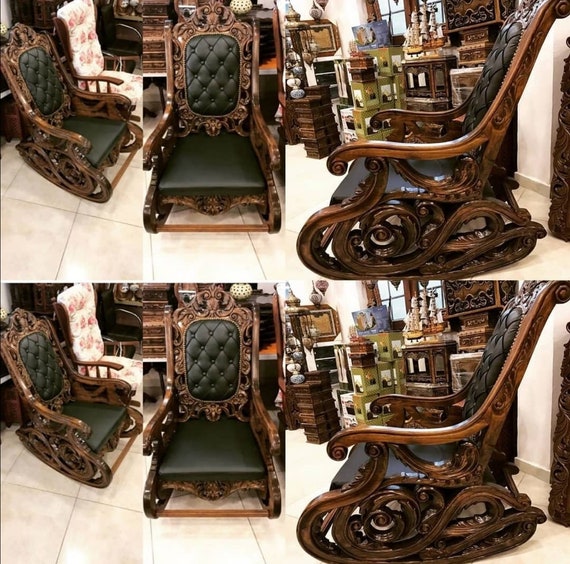 Muebles de Salón muebles de madera cómoda silla mecedora - China