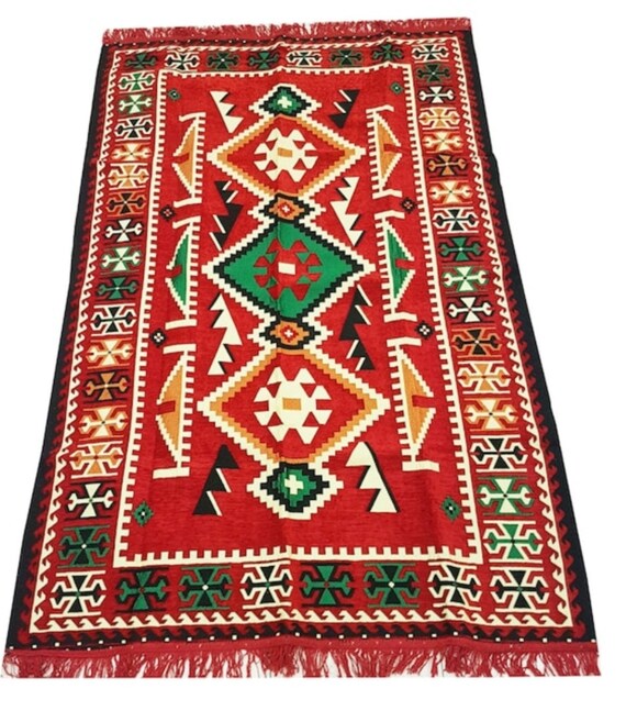 Red Arabic Majlis Carpetoriental Corner Rug Etsy
