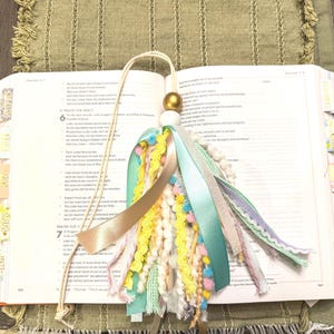 Handmade Bible Tassel: Christian Gift, Prayer Accessory