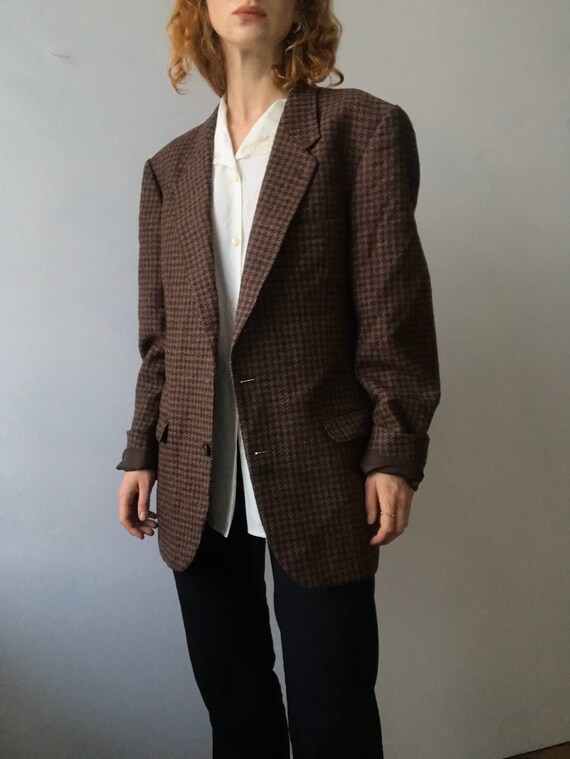 Cacharel vintage oversized tweed blazer/L-M
