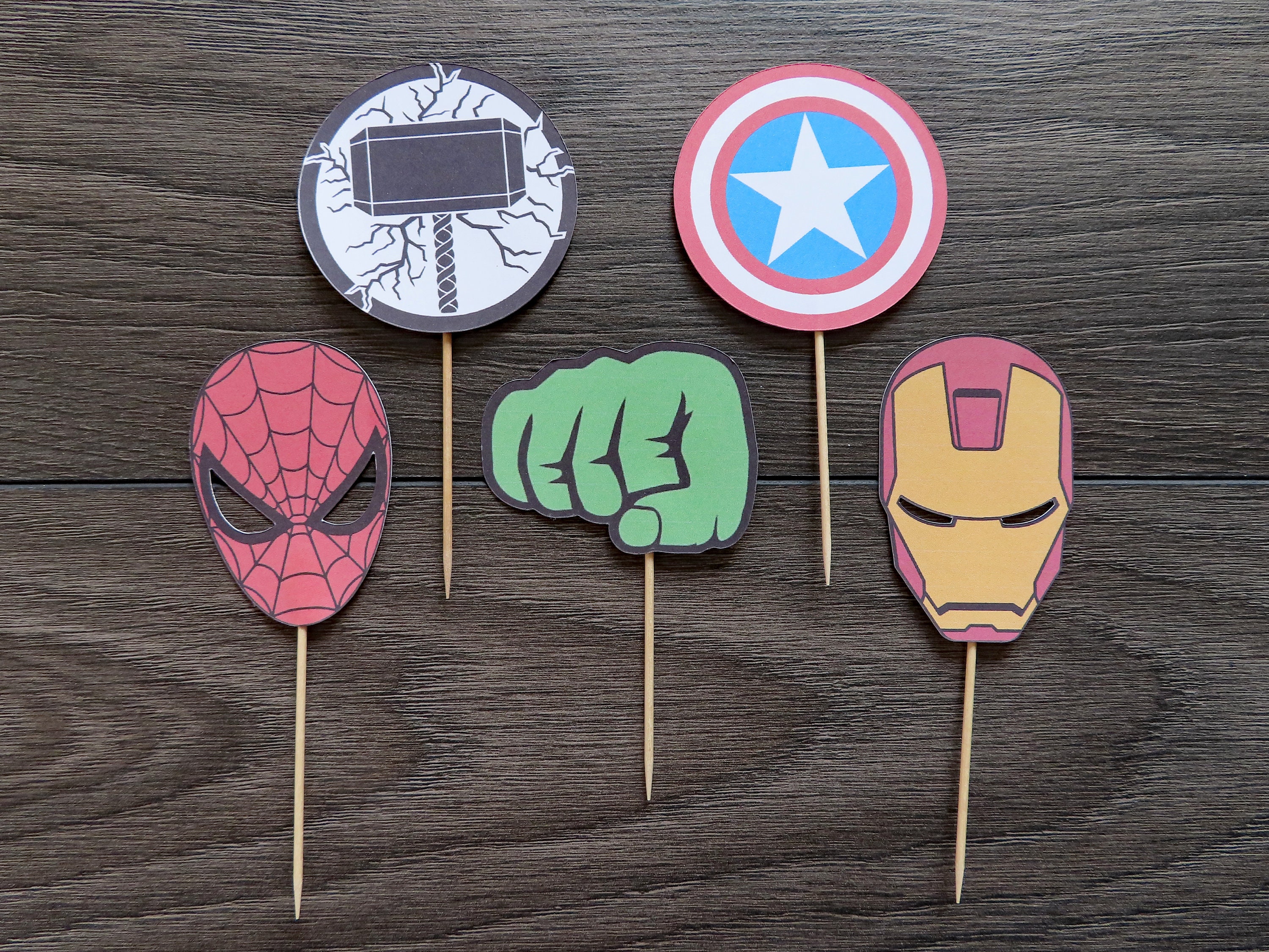 Superhero Cake toppers Etsy