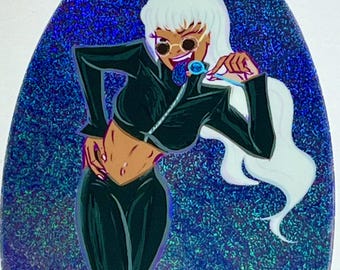 GOJO THEE STALLION holographic sticker!!