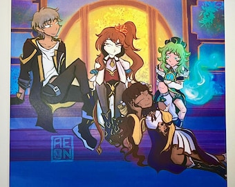 HONKAI STAR RAIL --- Ghost Hunting Squad A5 square print