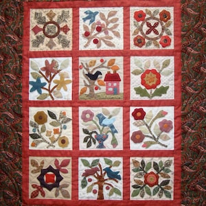 Quilt "Birds Paradise"