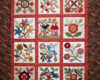 Quilt "Birds Paradise"