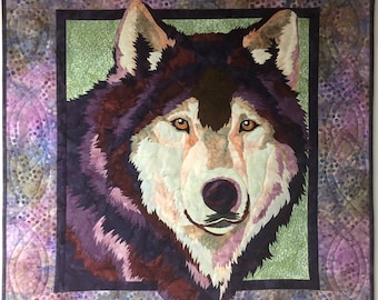 Quilt "Winter Wolf"