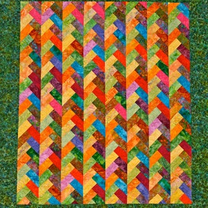 Modern Batik quilt &quot;Springtime&quot;