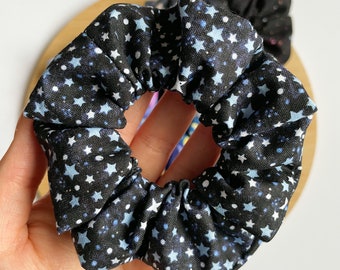 Tiny Stars Space Scrunchie // Space themed accessories, Galaxy scrunchies, Space scrunchies, Celestial scrunchies, Cute scrunchy