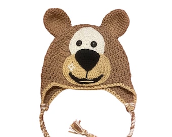 Bear hat, Bear hat birthday gift, Cute Bear winter hat, Bear hat for baby bear, Bear hat for child, Bear hat for mummy bear, Daddy Bear hat