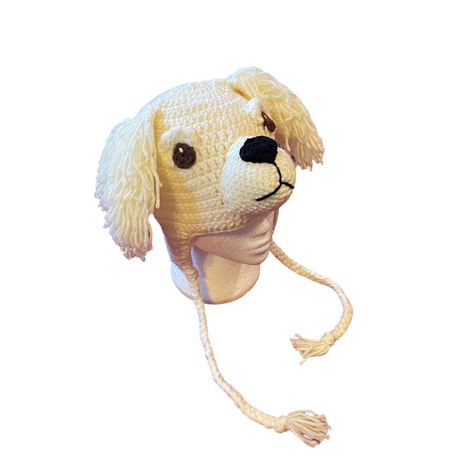 21 Golden Retriever Crochet Patterns to Make a Loyal Handmade Pup 20 Golden Retriever Crochet Hat: Dog Earflap Beanie