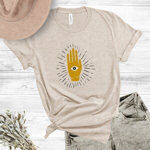 Hamsa Hand Evil Eye Shirt - Spiritual Protection & Good Luck