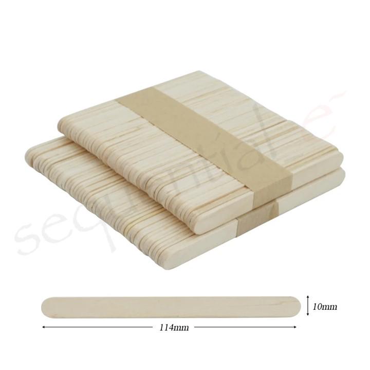 Wooden Lollipop Sticks Natural Lolly Sticks Popsicle Sticks For Arts Crafts School Projects Plant Label Home Decorations DIY114mm X 10mm X 2mm (150