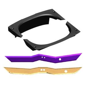 Split Fender Delete V2 for Onewheel GT | for Lightning Rails - WTF Rails - Mustache Rails - Techrails - VRH System
