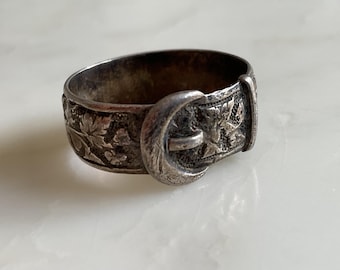 Ein sehr feiner und originaler antiker Silber Ring vom Anfang des 20.