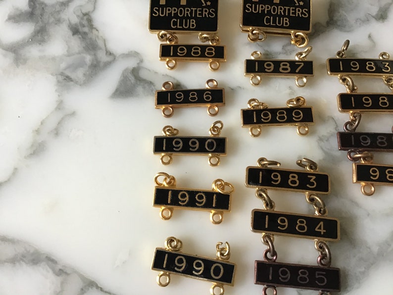 Vintage Isle of Man TT supporters badges.