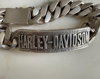 Harley-davidson Women's H-D Script Bar Curb Link ID Bracelet