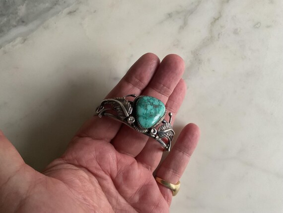 A Superb Vintage Native American Navajo Signed Sterling