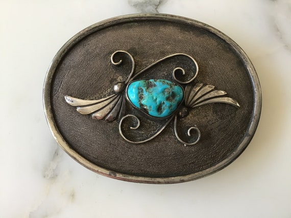 Beautiful Detail!! Vintage Native American Navajo Turquoise Sterling Silver Swirl Bracelet Old Beautiful Detail!! Vintage Native American Navajo Turquoise Sterling Silver Swirl Bracelet Old