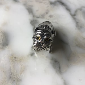 Hübsche kleine Hundefigur aus Sterlingsilber.