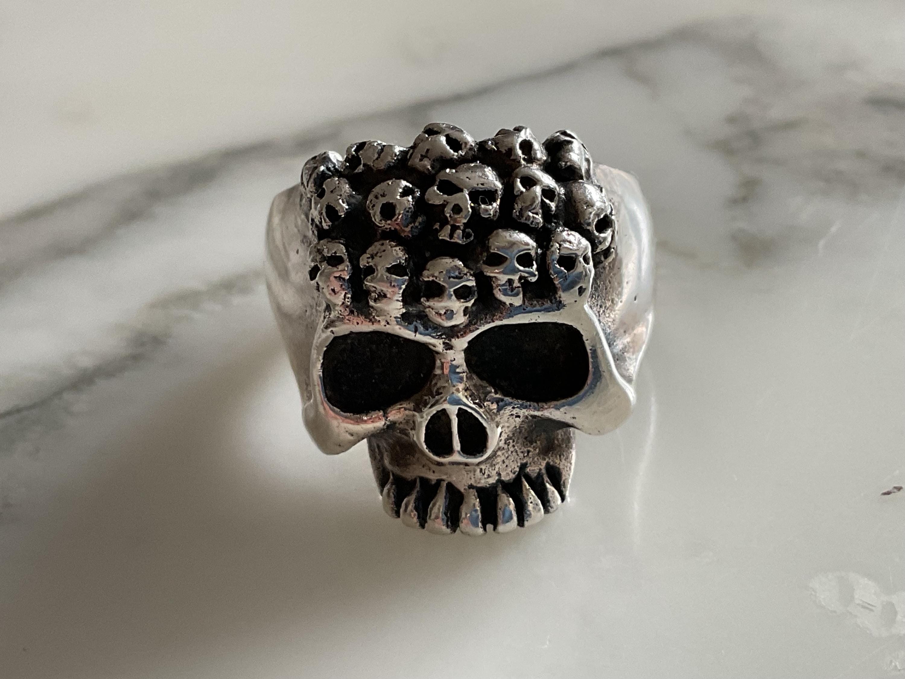Anillo de calavera castigador México - Main Image