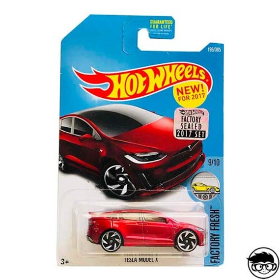 Hot Wheels Tesla Model X Factory Fresh 196365 2017 Long Card