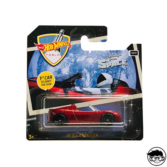 Hot Wheels 08 Tesla Roadster Greetings From Space 2019 Short Card