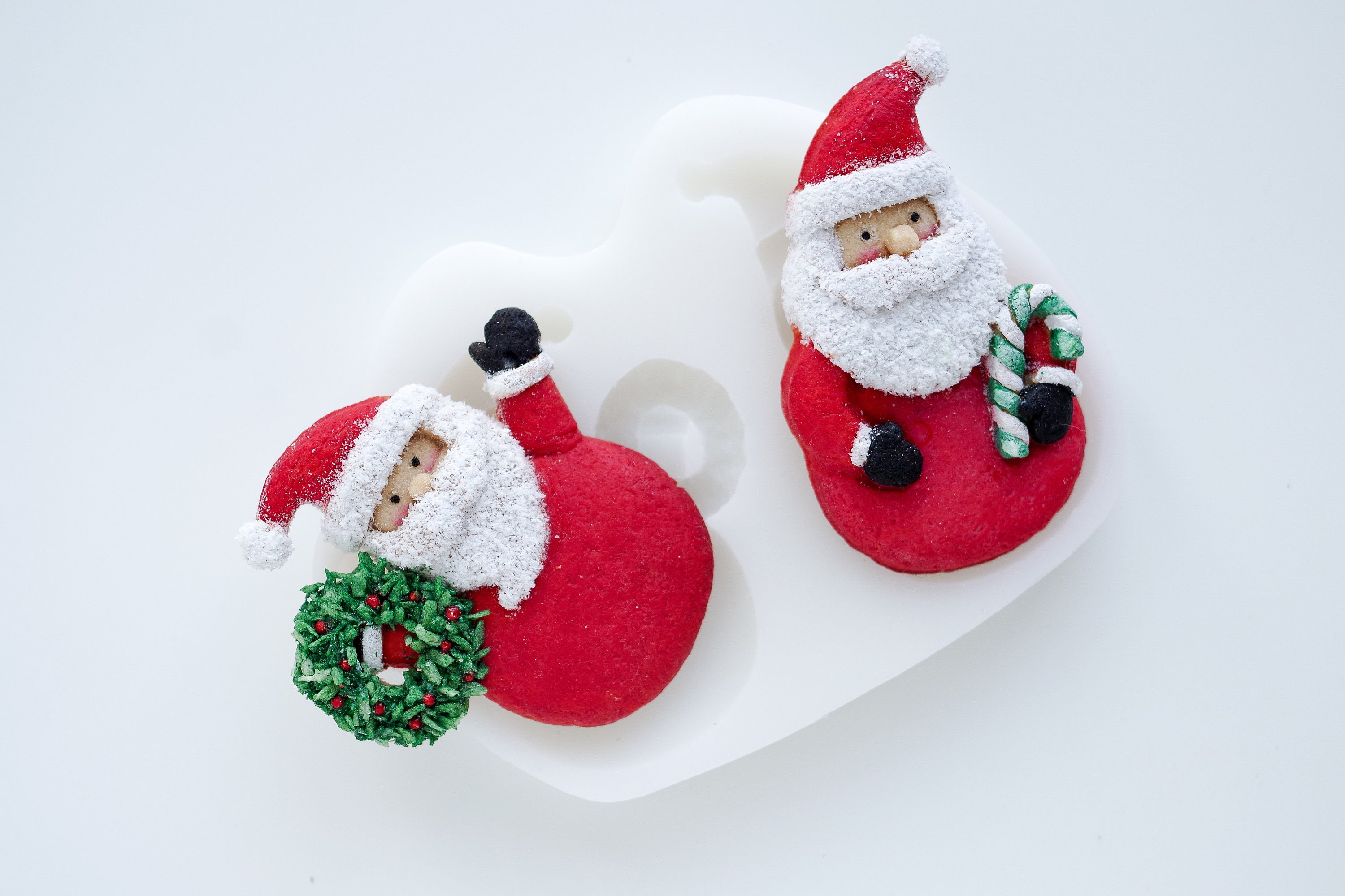 Christmas Santa Claus Silicone Mold for baking cookies Food | Etsy
