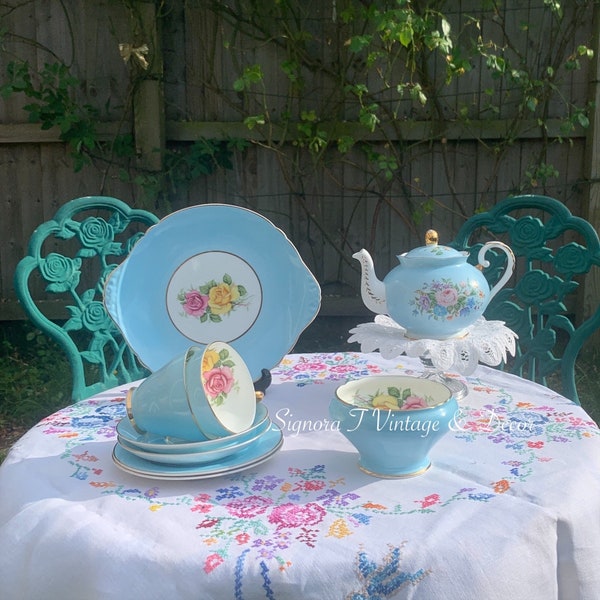 Shelley Tea Set Etsy