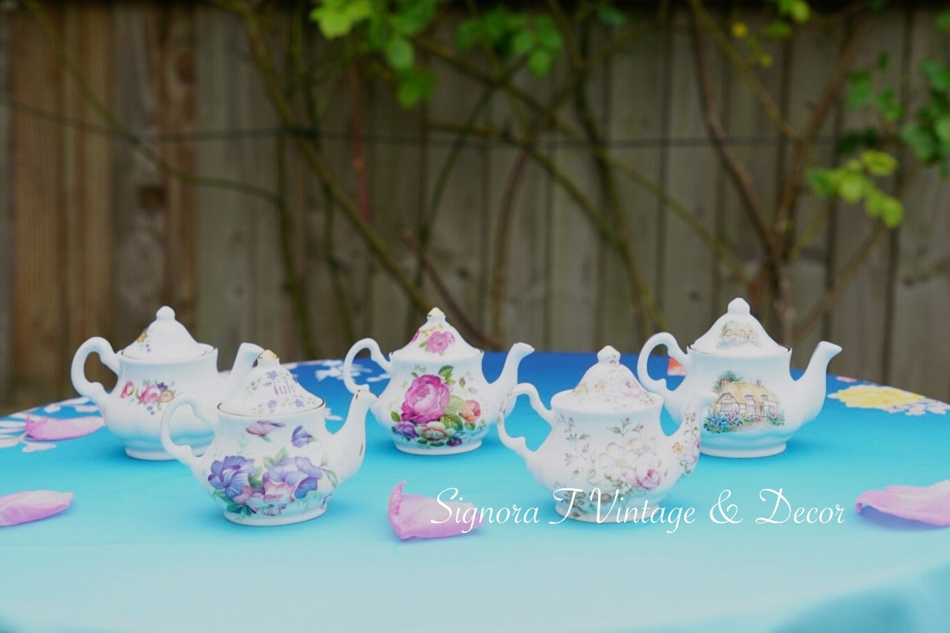 JOB Lots Vintage English Small Mini Teapots 9 Pieces Etsy