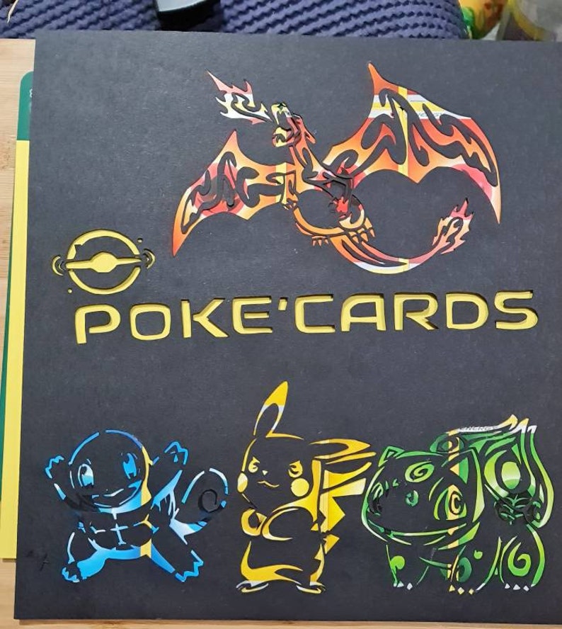 Pokemon Cards Foder Pokemon Cards Folder - Standard - Etsy UK