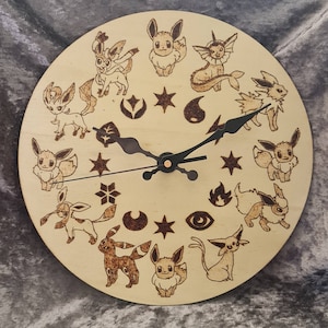 Eeveelutions Clock