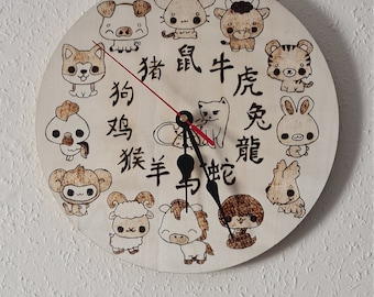 Zodiac Clock