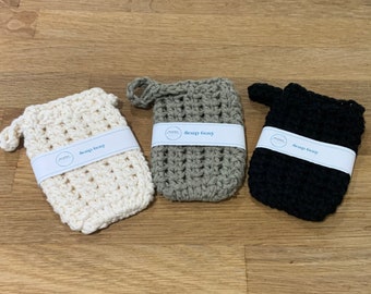 Crocheted Cotton Soap Saver – Eco-Friendly Soap Bag