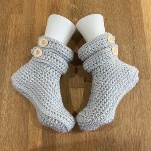 Super cosy ladies handmade slippers, boot slipper