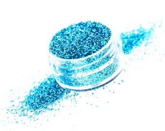 Sky Blue Fine Biodegradable Glitter - 5ml / Eco friendly Glitter / Face and Body Cosmetic Glitter / Bioglitter