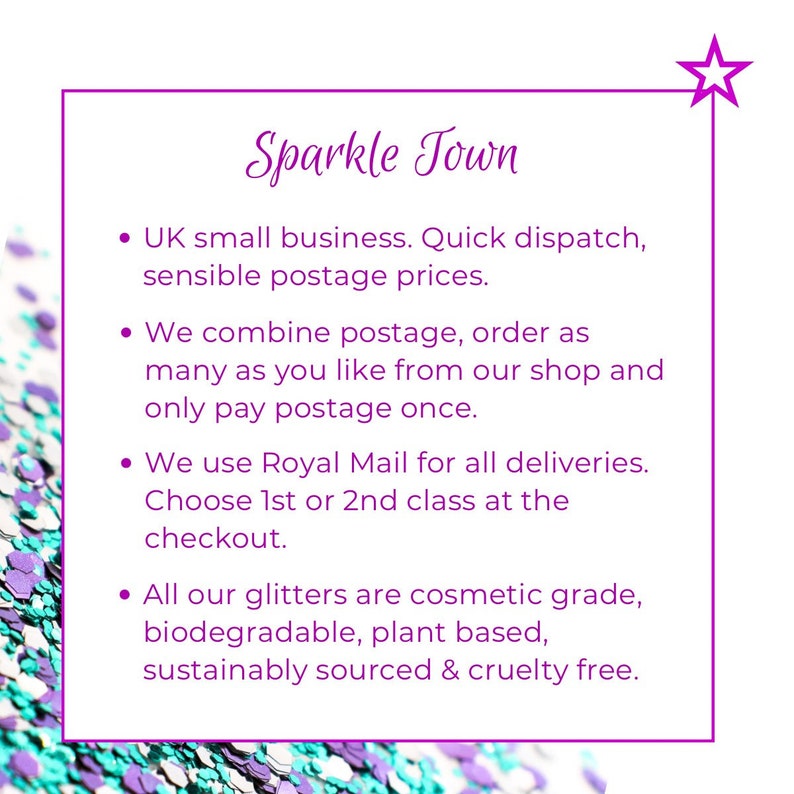 Blue Lagoon Mix Biodegradable Glitter 5ml tub Face & Body Cosmetic Glitter / Ecofriendly Glitter / Bioglitter image 8