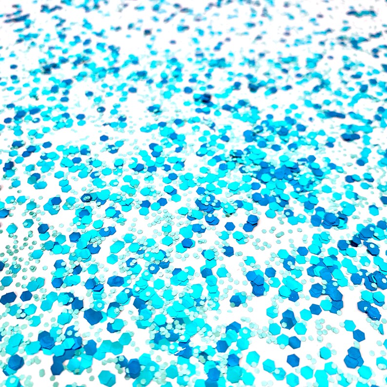 Blue Lagoon Mix Biodegradable Glitter 5ml tub Face & Body Cosmetic Glitter / Ecofriendly Glitter / Bioglitter image 7