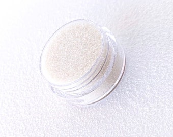 White Ultrafine Biodegradable Glitter - 5ml tub or pouch / Ecofriendly Glitter / Face and Body Cosmetic Glitter / Bioglitter