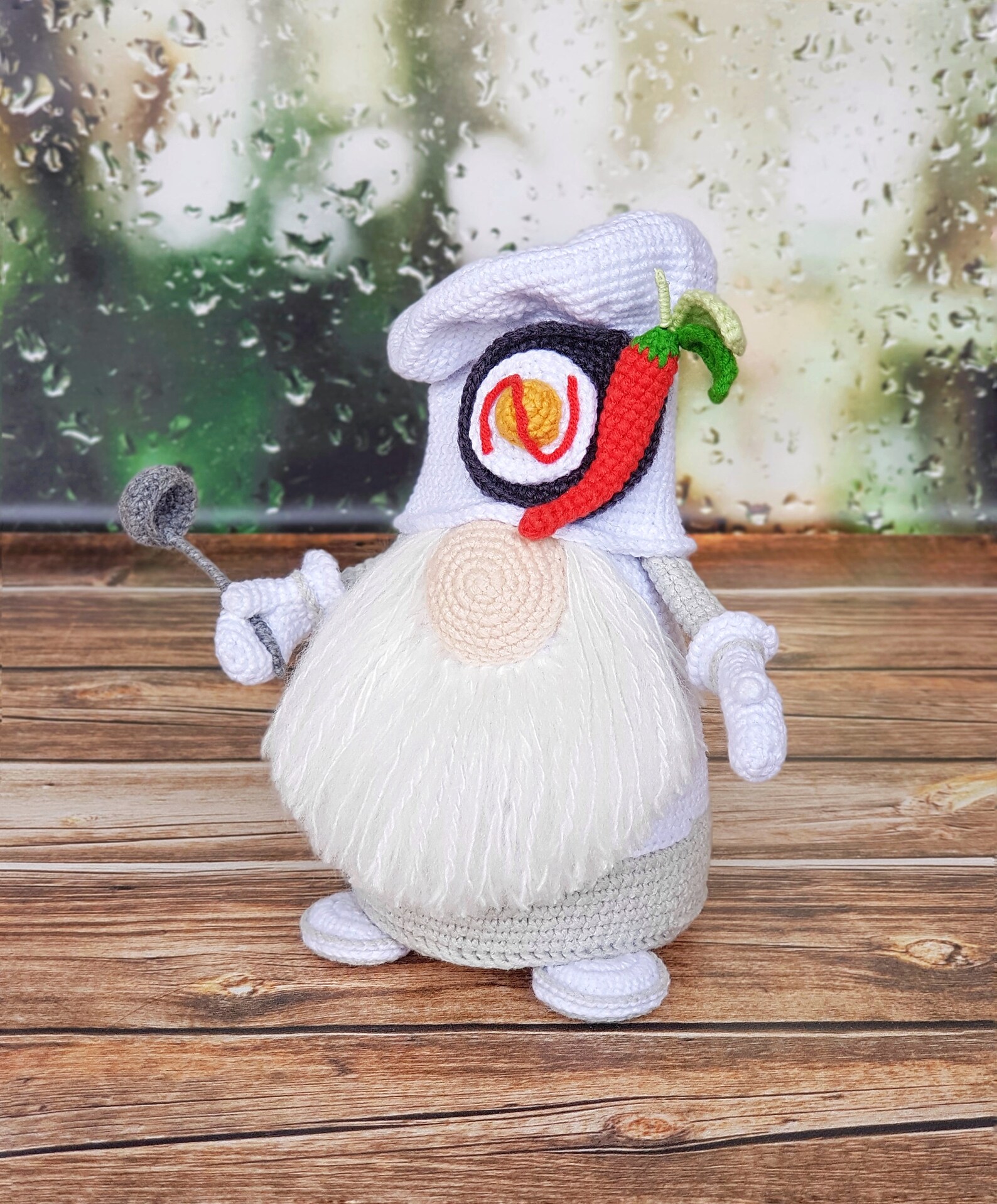 Scandinavian gnome chef decorative soft toy stuffed interior  etsy