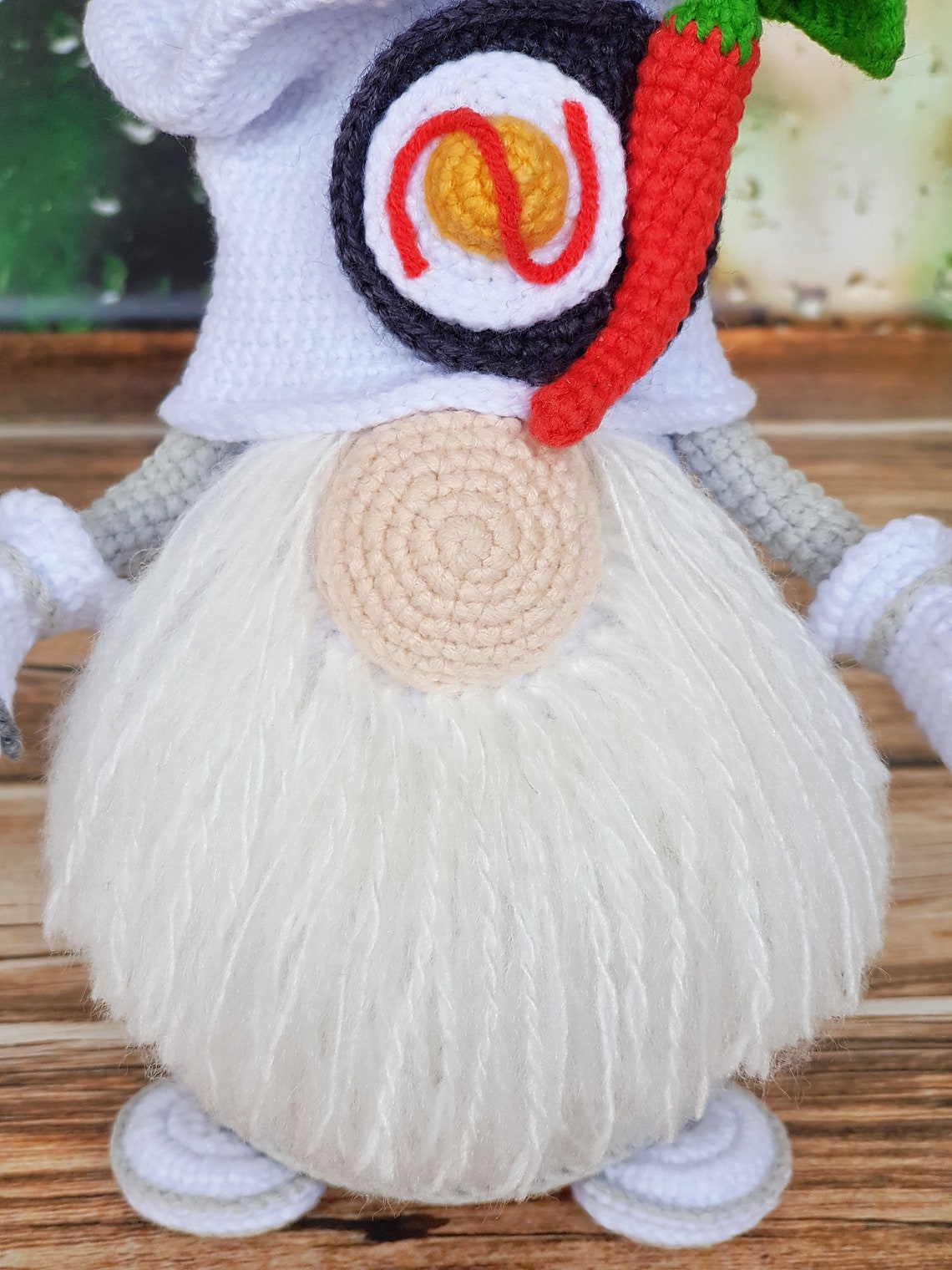 Scandinavian gnome chef decorative soft toy stuffed interior  etsy